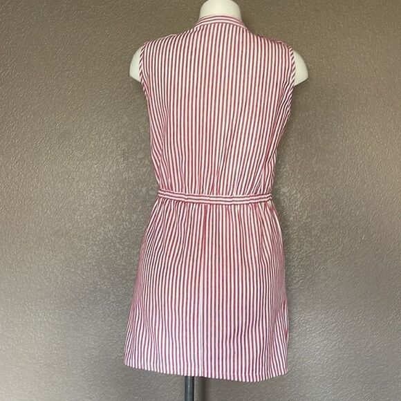 Kling red and white striped dress size 3 - Picture 3 of 8